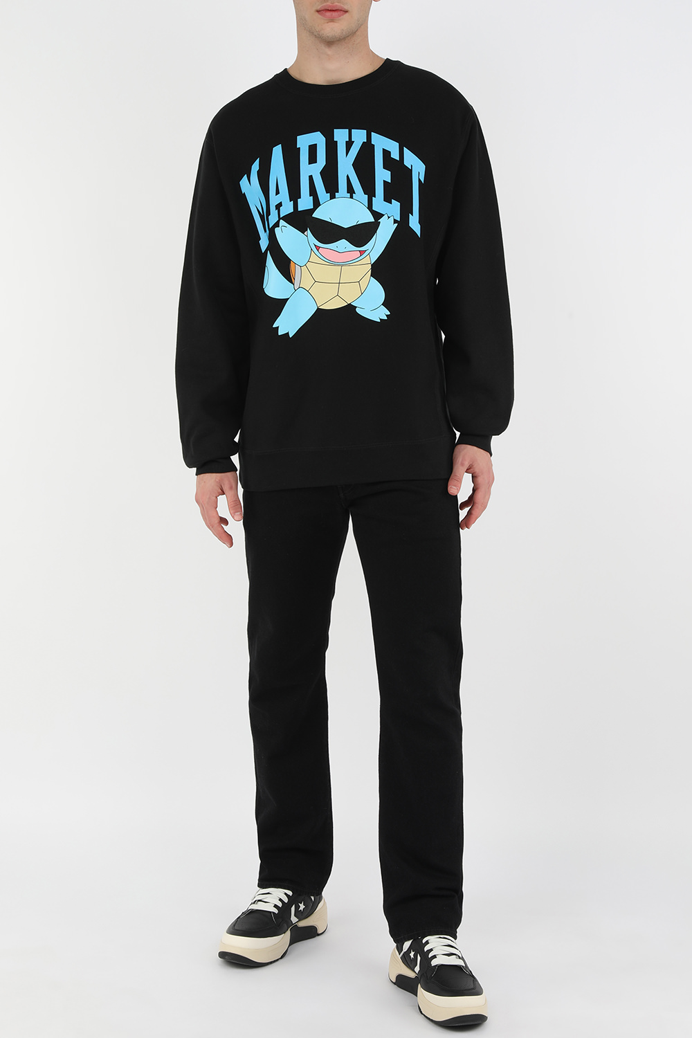 צ'יינה טאון מרקט X פוקימון סווטשירט סקווירטל בגוון שחור